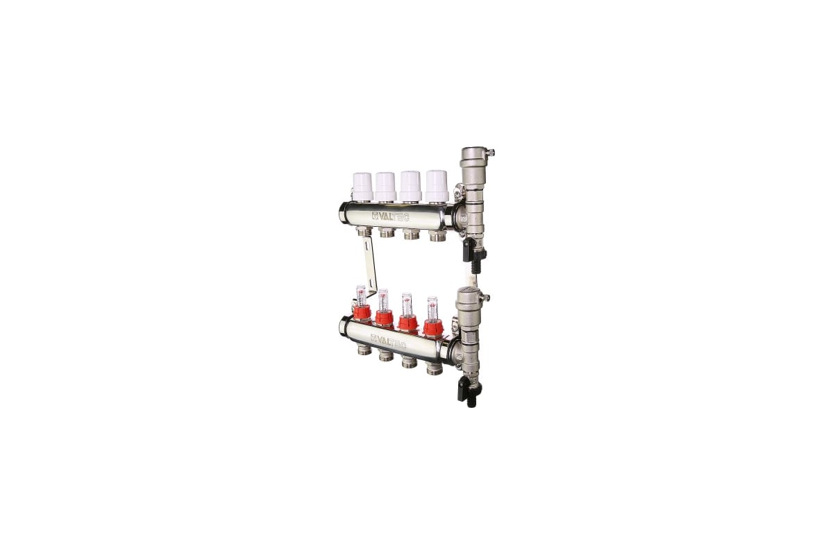 Коллекторная группа со встроенными расходомерами VALTEC в сборе, 1х3 ...