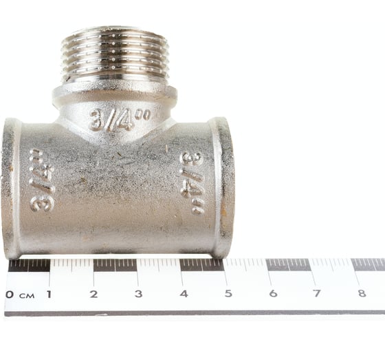 Тройник с переходом на наружную резьбу VALTEC 3/4 вн.-нар.-вн. VTr.132.N.0005