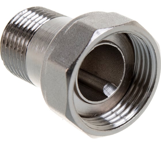 Прямой полусгон с накидной гайкой VALTEC 3/4x1/2 VTr.613.N.0504