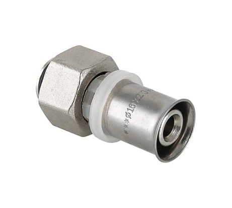 Коллекторный пресс-соединитель VALTEC для металлопластиковой трубы 16/2,0/ х 1/2 VTc.712.N.1604