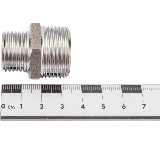 Переходной ниппель VALTEC нержавеющая сталь 3/4х1/2 VTi.580.I.0504
