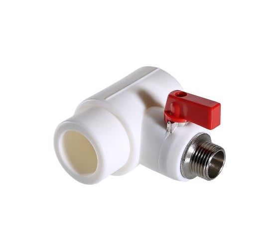 Коллекторный тройник VALTEC PPR с шаровым краном, 40мм х 1/2 нар. /конус/ VTp.781.0.04004