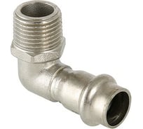 Угольник с наружной резьбой VALTEC нержавеющая сталь 22x1/2 VTi.953.I.002204