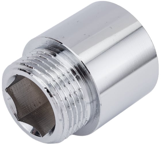 Удлинитель VALTEC 3/4 вн. х25мм (хром) VTr.198.C.0525