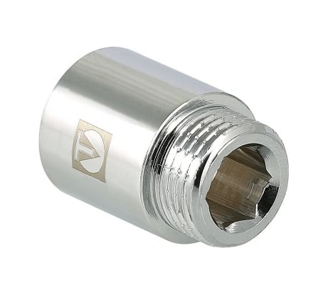 Удлинитель VALTEC 1 вн.х15мм /ХРОМ/ VTr.198.C.0615