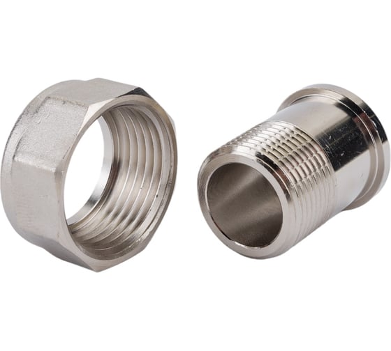 Прямой полусгон с накидной гайкой VALTEC 1x3/4 VTr.613.N.0605
