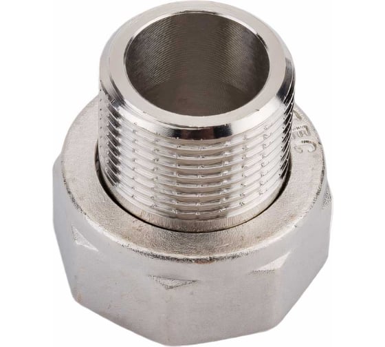 Прямой полусгон с накидной гайкой VALTEC 1x3/4 VTr.613.N.0605