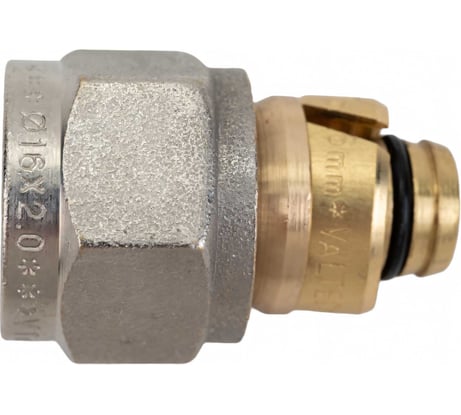 Обжимной коллекторный соединитель VALTEC для м./п. трубы 16 /2,0  VTc.710.N.1604