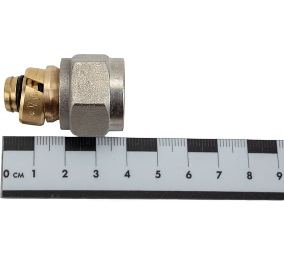 Обжимной коллекторный соединитель VALTEC для м./п. трубы 16 /2,0  VTc.710.N.1604