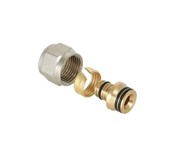 Обжимной коллекторный соединитель VALTEC для м./п. трубы 16 /2,0  VTc.710.N.1604
