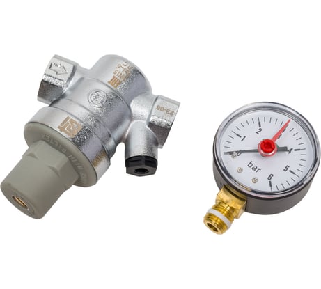 Редуктор давления STI 1/2 с манометром (1-6 бар) ТТ000016405