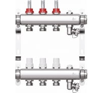 Коллекторная группа STI в сборе со встроенными расходомерами, из нержавеющей стали 1x3 вых. евроконус 3/4 ТТ000010554