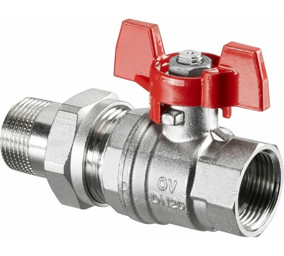 Шаровой кран Oventrop Optibal, полнопроходной, DN-25, 1", НВ, PN 1075808