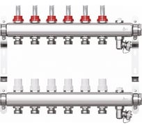 Коллекторная группа STI в сборе со встроенными расходомерами, из нержавеющей стали 1x6 вых. евроконус 3/4 ТТ000010557