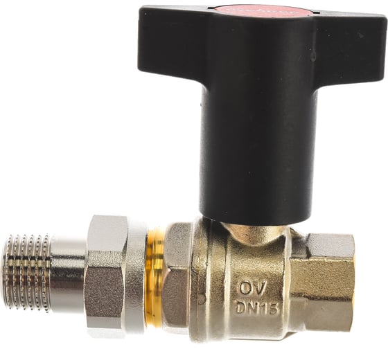 Шаровой кран Oventrop Optibal, полнопроходной, DN-15, 1/2", НВ, PN 1075704