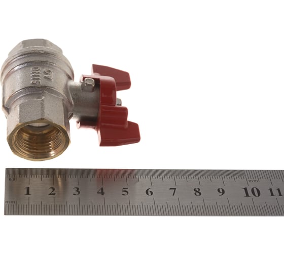 Шаровой кран Oventrop Optibal, полнопроходной, DN-15, 1/2", ВВ, PN 1076104