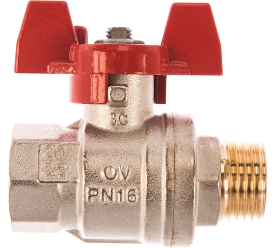 Шаровой кран Oventrop Optibal, полнопроходной, DN-15, 1/2", НВ, PN 1076304