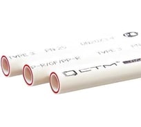 Труба СТМ ПЛАСТ PP-R PN 20 DN 32х4.4, армированная стекловолокном, 2 м C2P2F032-2