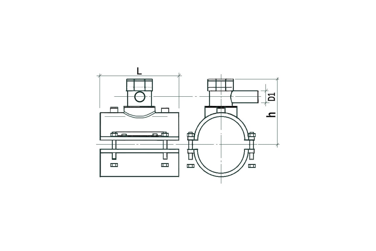 Электросварная седелка с фрезой SABfuse SDR11 PN16 D40X32 8075040032 ...