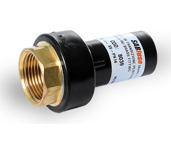 Переход SABfuse латунь SDR11 PE PN16 D20 X 1/2", внутренняя резьба 80391602000B 1