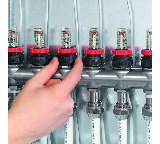 Распределительный коллектор Oventrop 1", Multidis SF 7 1404357