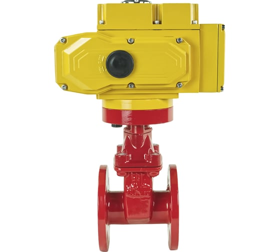 Клиновая задвижка DN.ru 30ч939р ggg50-epdm-f4-red ду125 ру16, электропривод mt-200 380в D040-00736