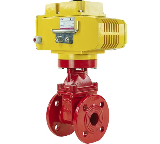 Клиновая задвижка DN.ru 30ч939р ggg50-epdm-f4-red ду125 ру16, электропривод mt-200 380в D040-00736