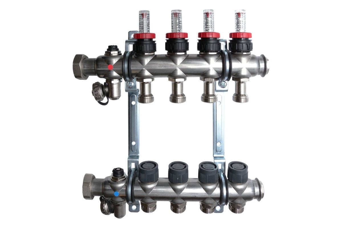 Распределительный коллектор Oventrop 1\", Multidis SF 4 1404354 ...