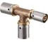 Прессовый тройник Oventrop Cofit P, 20, 20, 16, бронза RX 1513255 1
