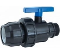 Шаровой компрессионный кран Политэк вр разъемный d 40x1 1/4 тпк-аква 554040114