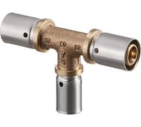 Прессовый тройник Oventrop Cofit P, 40, 32, 40, латунь 1513164