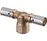 Прессовый тройник-переход Oventrop Cofit P, В, 20, 1/2", 20, бронза RX 1513645 1