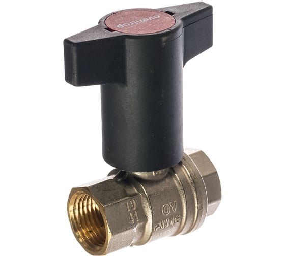 Шаровой кран Oventrop Optibal, полнопроходной, DN-15, 1/2", ВВ, PN 1077104