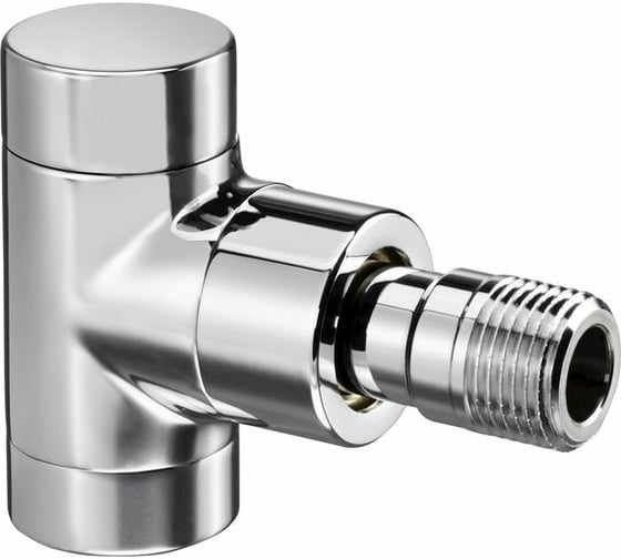 Вентиль Oventrop Combi E, запорный, на обратную линию, угловой, DN-15, 1/2", 1/2", ВН, PN 1166052