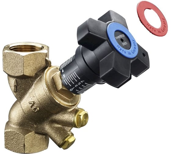 Регулирующий вентиль Oventrop Hydrocontrol VTR, преднастраиваемый, DN-20, 3/4", ВВ, PN 1060106