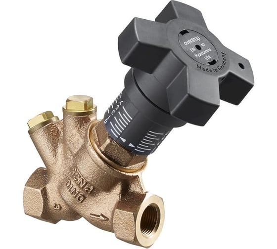 Регулирующий вентиль Oventrop Hydrocontrol VTR, преднастраиваемый, DN-40, 1 1/2", ВВ, PN 1060112