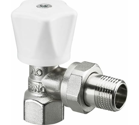 Вентиль Oventrop серия HR, с ручным приводом, угловой, DN-15, 1/2", ВН, PN 1190504