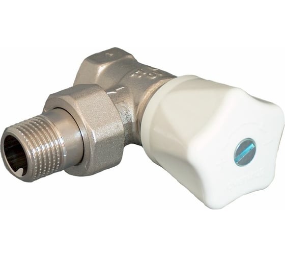 Вентиль Oventrop серия HR, с ручным приводом, угловой, DN-15, 1/2", ВН, PN 1190504