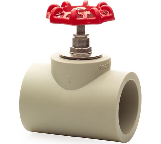 Вентиль LAMMIN ppr 63 9/1 серый Lm31071000063G