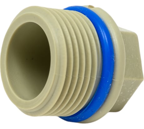 Заглушка LAMMIN резьбовая ppr 3/4" 800/50 (с o-rin) серый Lm31036200000G
