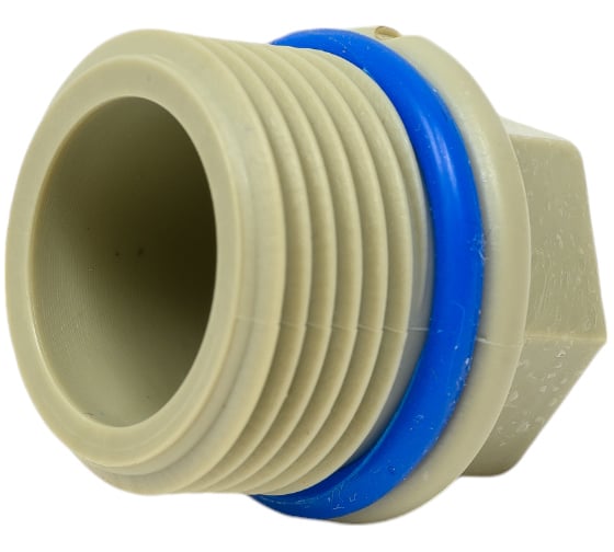 Заглушка LAMMIN резьбовая ppr 3/4" 800/50 (с o-rin) серый Lm31036200000G