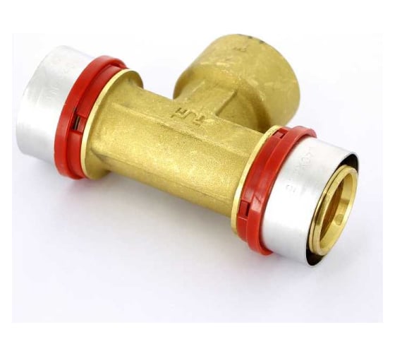 Тройник Tiemme 40х1 1/4"Вх40 латунь (пресс) 1650112 / 1659G400740CZ