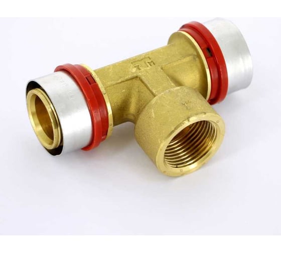 Тройник Tiemme 40х1 1/4"Вх40 латунь (пресс) 1650112 / 1659G400740CZ