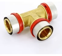 Тройник Tiemme 40х40х40 латунь (пресс) 1650083 / 1657G404040CZ