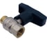 Кран Tiemme 1/2" ВН шаровой Scirocco (Т-образная ручка) 2310347/2326T 3