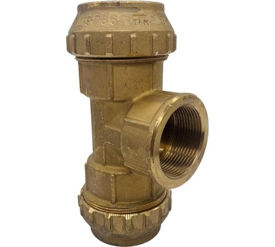 Тройник Tiemme 63х2"Вх63 (для п/э трубы) 3400058 / 3469G630963CR