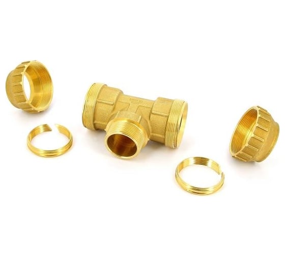 Тройник Tiemme 63х2"Нх63 (для п/э трубы) 3400090 / 3468G630963CR