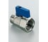 Кран Tiemme 1/2" ВН шаровой (мини) латунь, синяя ручка 2940009 1