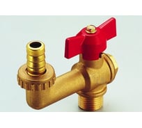 Кран Tiemme 1" шаровой, садовый, угловой 2950043/2970G2806