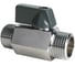 Кран Tiemme 1/2" НН шаровой (мини) под отвёртку 2900054/2932R2804 1